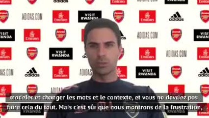 31e j. - Arteta revient sur l'attitude de Guendouzi contre Brighton