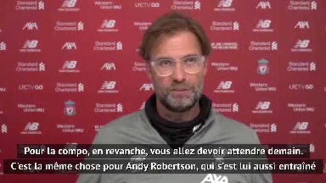31e j. - Klopp : Salah ? Il est disponible