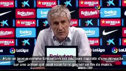 33e j. - Setién : "Je ne vais pas présenter mes excuses à Griezmann"