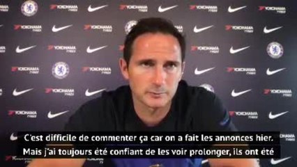 31e j. - Lampard : "Willian et Pedro voulaient vraiment finir la saison avec nous"