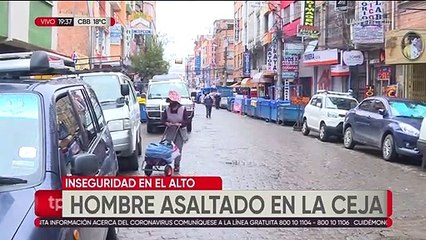 Lo redujeron entre 5 personas y le robaron Bs 21 mil en El Alto