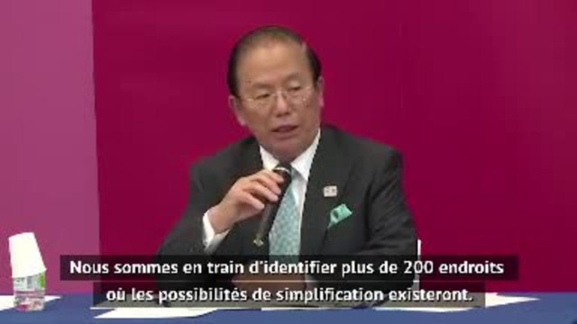 Tokyo 2020 - Muto : Les Jeux Olympiques seront des Jeux simplifiés