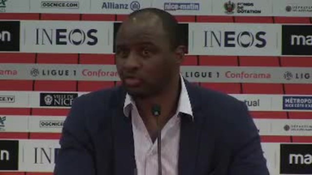Nice - Vieira fait un bilan mitigé de la dernière saison