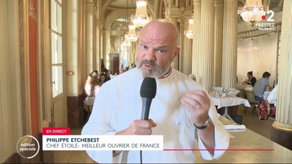 Philippe Etchebest met en garde Emmanuel Macron contre le danger que court les restaurants