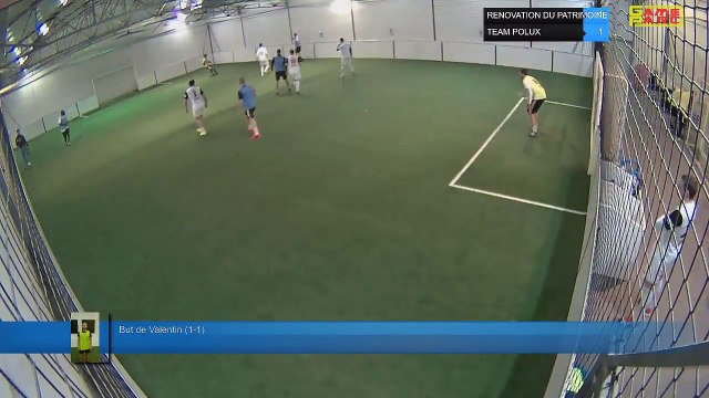 But de Valentin (1-1) - RENOVATION DU PATRIMOINE Vs TEAM POLUX - 03/01/22 20:00 - LIGUE 1