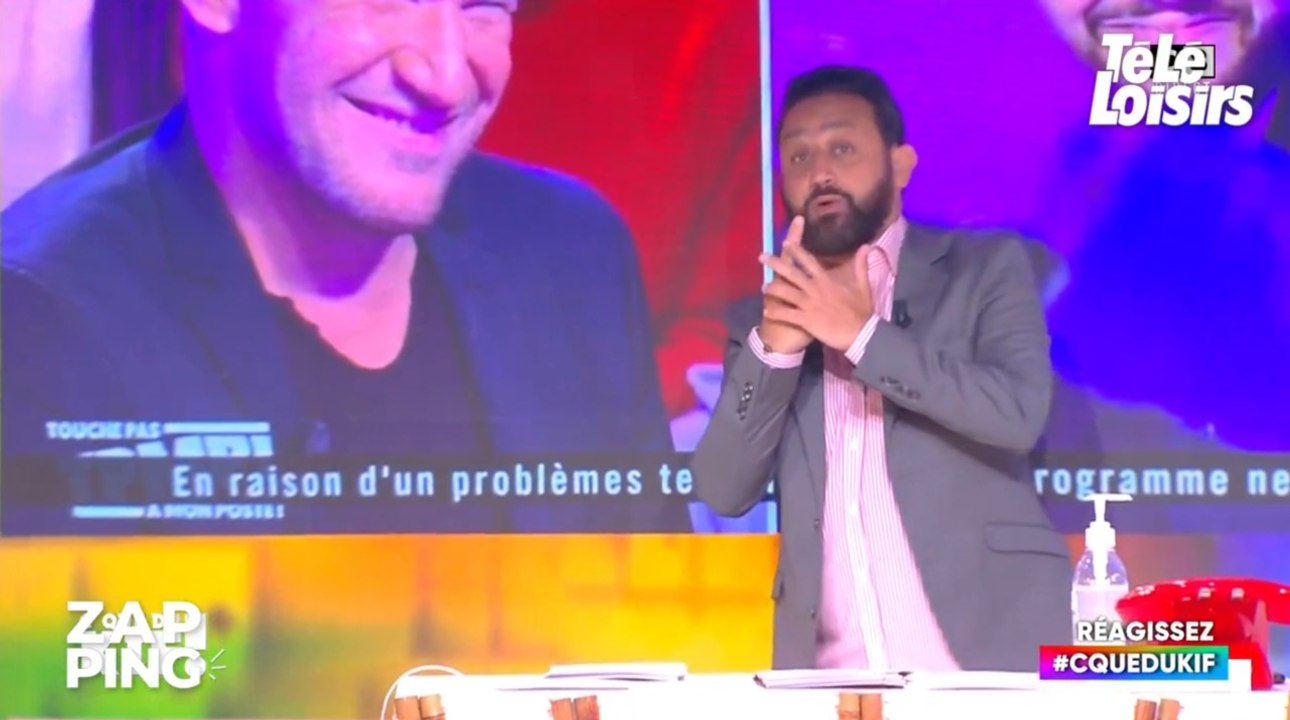 Cyril Hanouna se moque des erreurs de la production pendant l'énorme bug technique qui a touché C que du kif