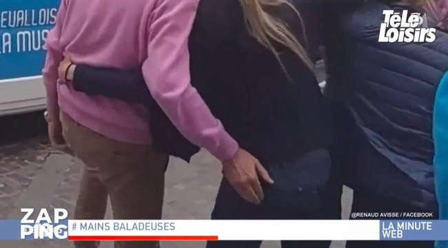 La main aux fesses de Patrick Balkany qui choque !