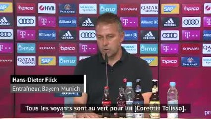 Bayern - Flick : "Tous les voyants sont au vert pour Tolisso"