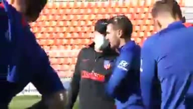 Atlético - Dernier entraînement avant le déplacement à Bilbao