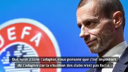 UEFA - Čeferin : "On adaptera le système du Fair Play financier"