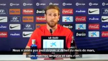 Atlético Madrid - Oblak sur la reprise : 