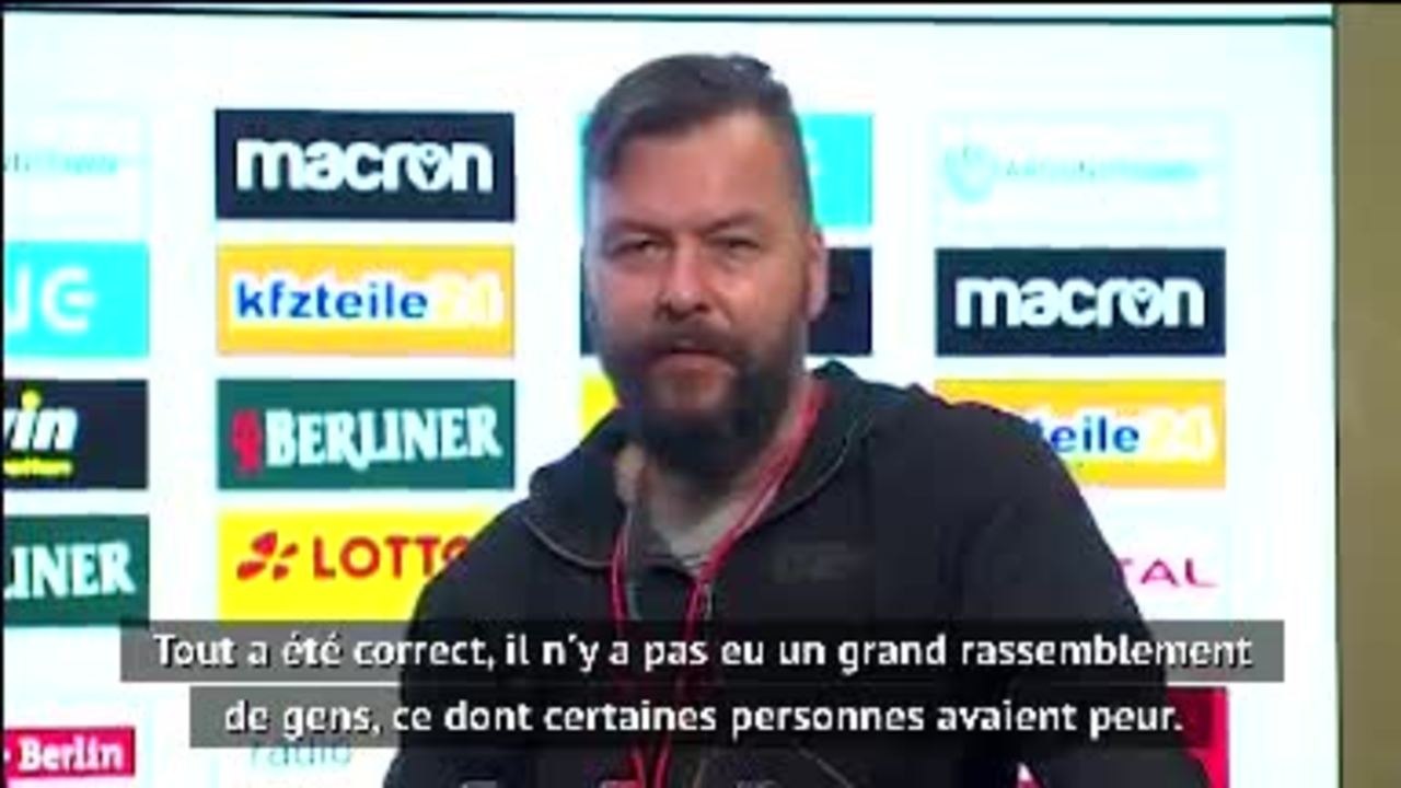 30e j. - Rassemblement de supporters lors du match de l'Union Berlin : "Tout le monde s'est bien comporté"