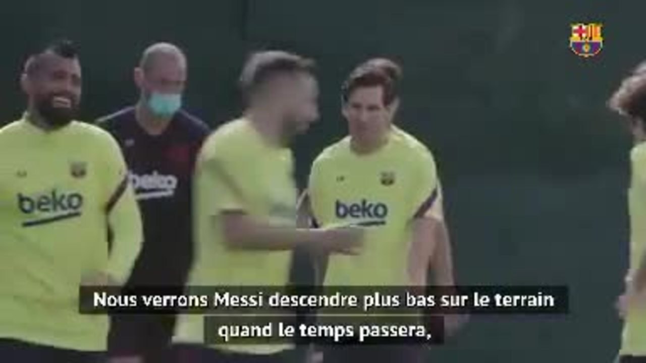 Barcelone - Garcia : "Messi jouera encore pendant longtemps"