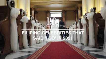 Filipino Celebrities That Said 'I Do' in 2021
