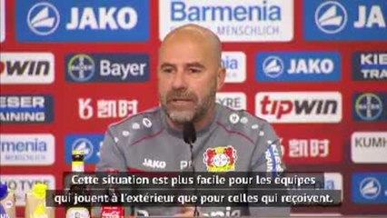 28e j. - Le huis clos est plus avantageux pour l'équipe qui se déplace, selon Bosz