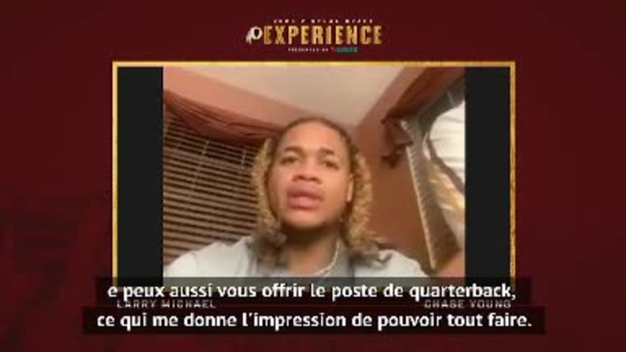NFL - Chase Young : "J'ai rêvé de ça toute ma vie"