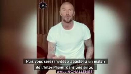 Coronavirus - David Beckham se met aux enchères