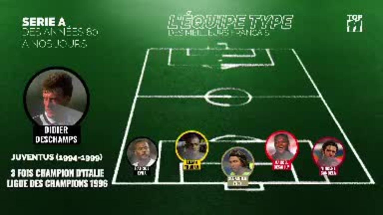 Serie A - Le meilleur onze français de tous les temps