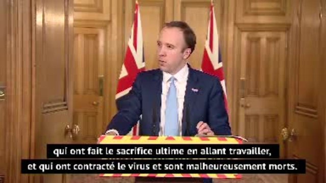 Coronavirus - Le secrétaire d'État à la santé britannique appelle les joueurs à accepter une baisse de salaire
