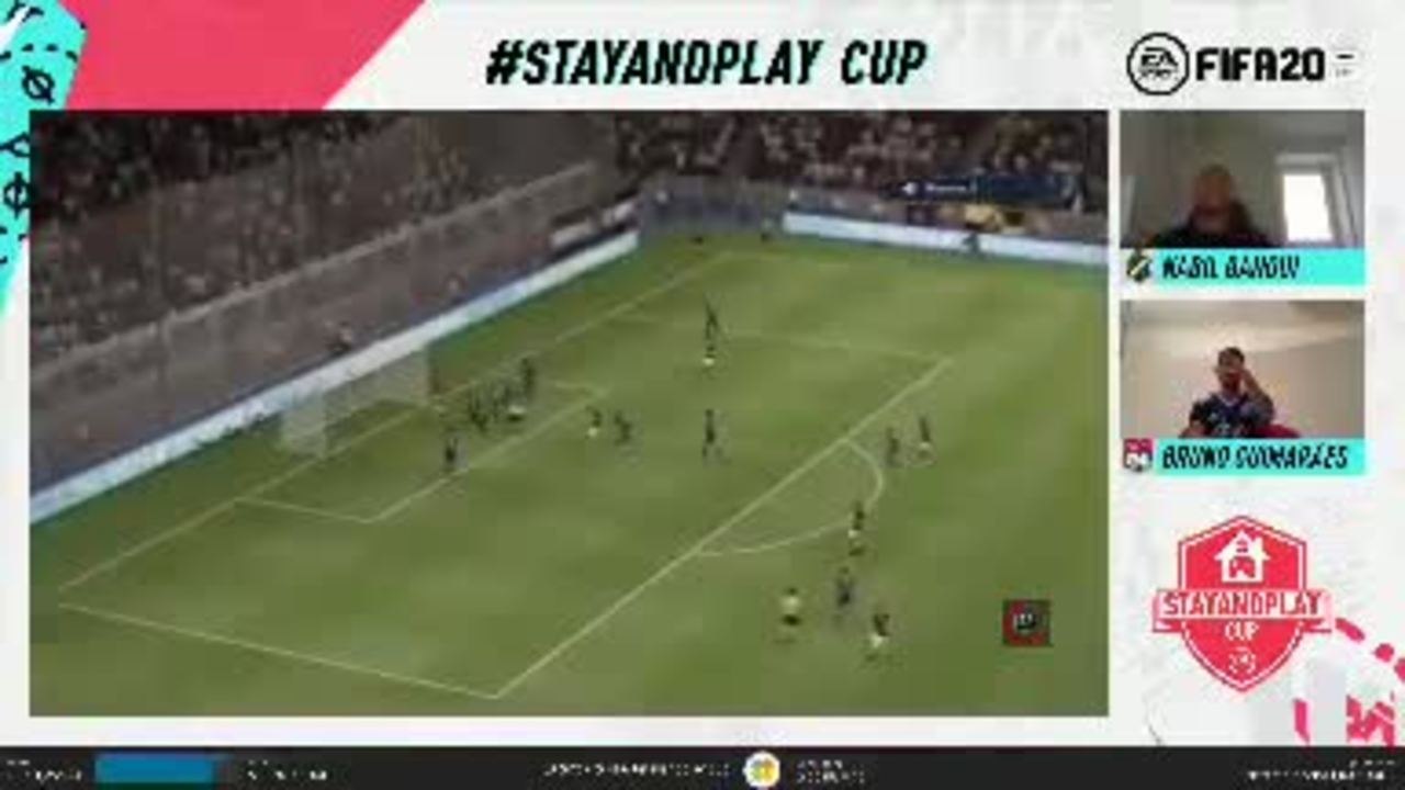 FIFA 20 - Bruno Guimaraes encaisse un but exceptionnel contre Nabil Bahoui (AIK)