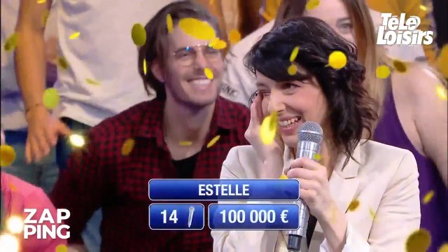 N'oubliez pas les paroles : Estelle passe le cap des 100 000 euros