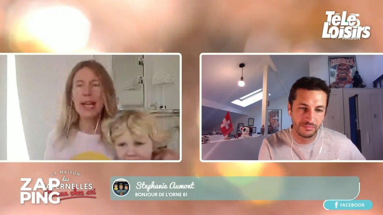 Le fils d'Agathe Lecaron débarque en plein dire...