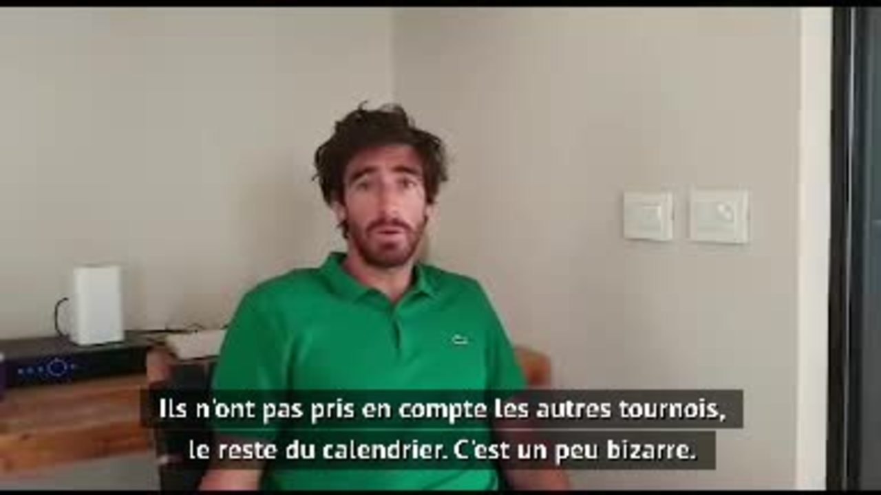 Coronavirus - Cuevas : "Roland-Garros ? Une décision égoïste"
