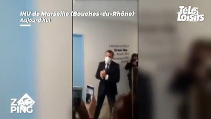 Emmanuel Macron en visite à Marseille pour rencontrer le Pr Raoult