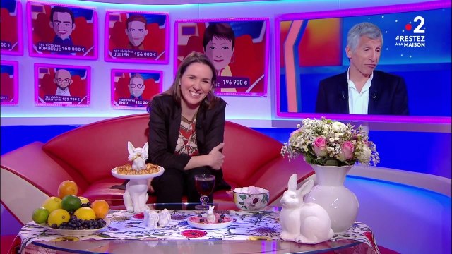 TLMVPSP - Nagui blague sur le départ de Sandrine... Le jour de son élimination !