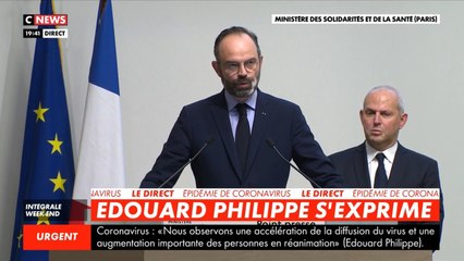 Edouard Philippe annonce la fermeture de certains lieux recevant du public