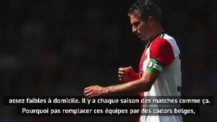 Pays-Bas & Belgique - Van Persie favorable à la BeNe League