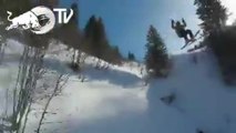 Sports extrêmes - Une minute de descente avec le speed rider Valentin Delluc