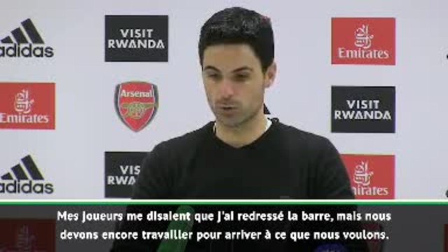 29e j. - Pour Arteta, Arsenal va dans la bonne direction