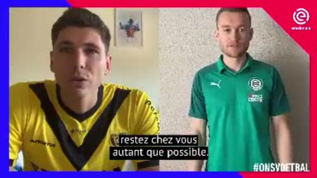 Pays-Bas - Les capitaines d'Eredivisie applaudissent les soignants