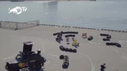 F1 - Verstappen et Albon retombent en enfance lors d'une course de glacière