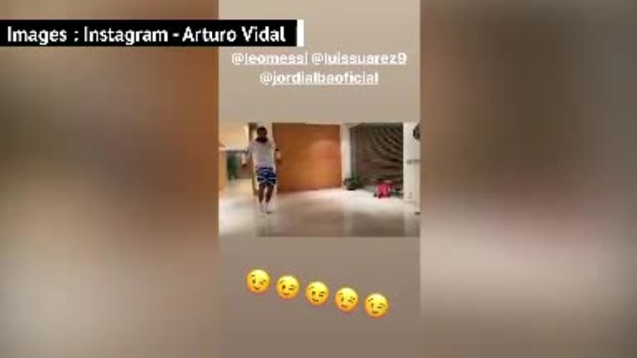 Coronavirus - Vidal répond de fort belle manière à Messi au challenge du papier toilettes