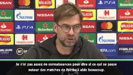 Coronavirus : Klopp : ''Il y a des choses plus importantes que le football''