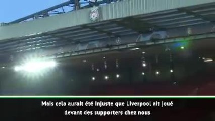 8es - Simeone : "Un match sans supporters ? Cela aurait été injuste pour Liverpool"