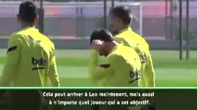 27e j. - Setién : Je me fiche que Messi n'ait pas marqué lors de 6 des 7 derniers matches
