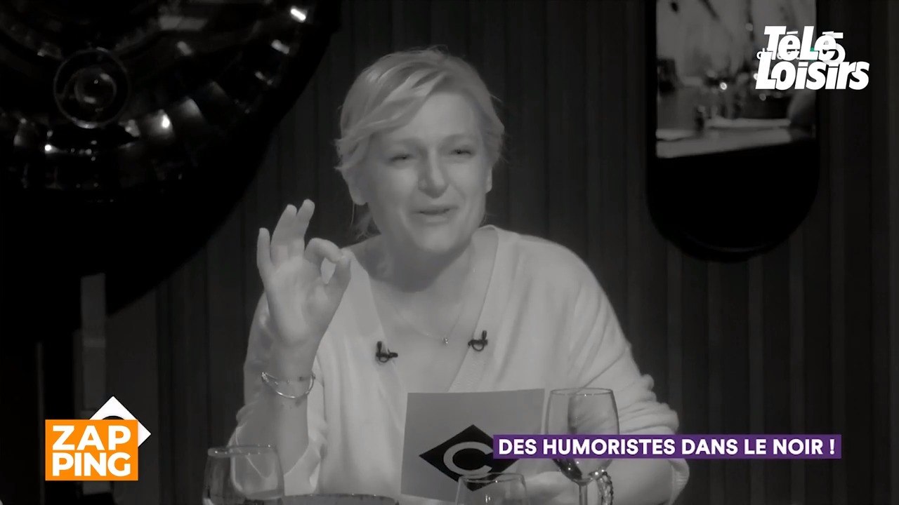 C à vous : l'interview insolite d'Anne-Elisabeth Lemoine dans le noir complet