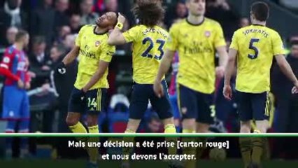22e j. - Arteta : "Aubameyang n'avait pas l'intention de réaliser un tel tacle"
