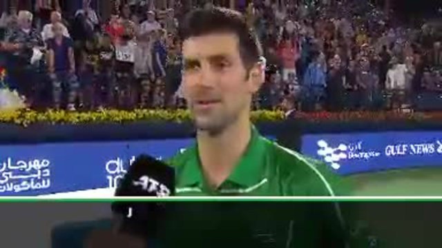 TENNIS : ATP : Dubaï - Djokovic : Un plaisir d'étre de nouveau à Dubaï