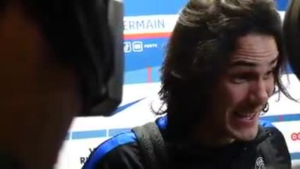 26e j. - Cavani : "Mon meilleur but? Le coup franc contre l’OM..."
