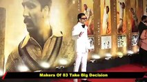 Ranveer's 83 A HUGE FLOP? Big Loss For Kabir Khan? Makers Take Biggest Ever Decision