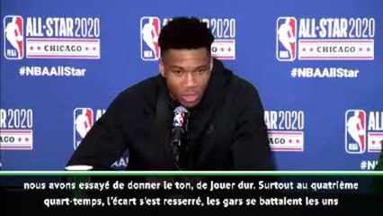 Giannis : "Un peu l'intensité des playoffs"