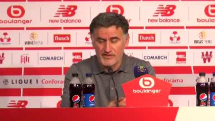 25e j. - Galtier : "Je suis déçu, car pendant 1h, on a fait un bon match"