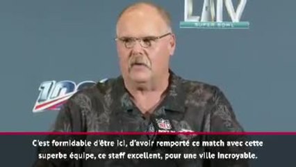 Super Bowl LIV - Reid : "Je n'ai pas dormi"