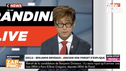 Joachim Son-Forget explique pourquoi il a relayé les vidéos intimes de Benjamin Grivreaux
