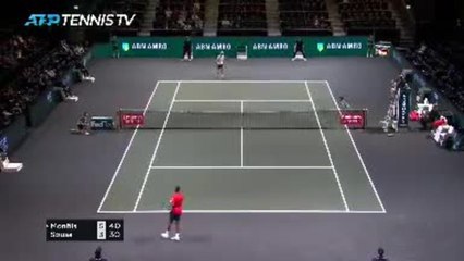Rotterdam - Gaël Monfils expéditif contre Joao Sousa (6-3, 6-2)
