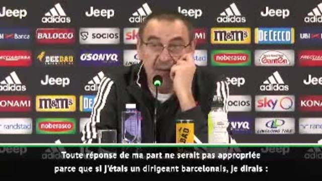 Juventus - Messi à la Juventus ? Sarri préfère se taire